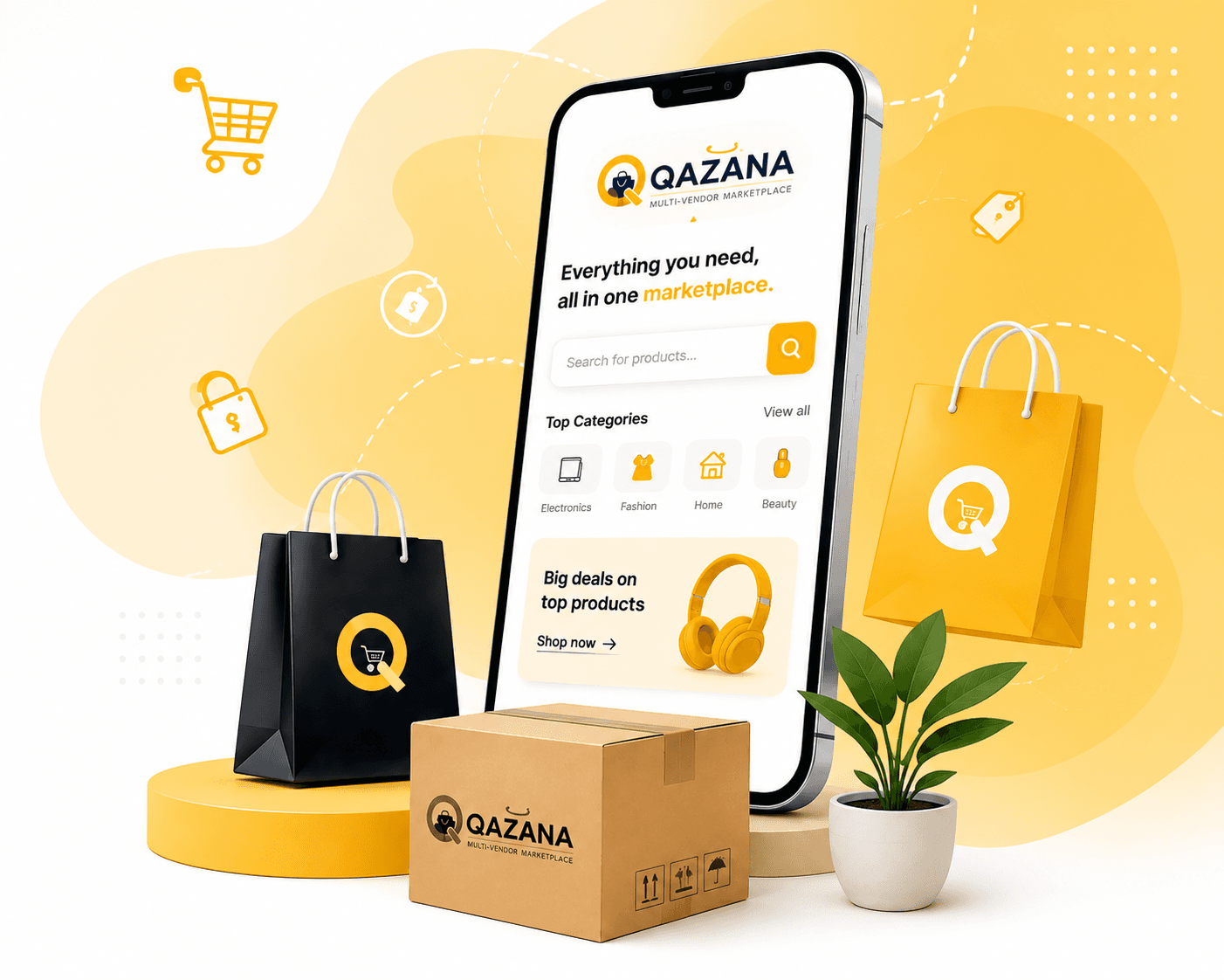 Qazana — everything you need, all in one marketplace